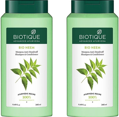 BIOTIQUE Neem Margosa 340 ml *2 ( pack of 2)(680 ml)