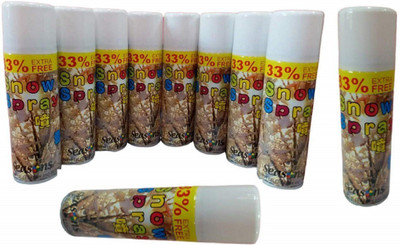GIRIRAJ COLLECTION Spray Party Celebration & Decoration Snow Spray(150 ml, Pack of 10)