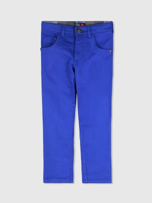 Cherry Crumble by Nitt Hyman Regular Fit Boys Blue Trousers