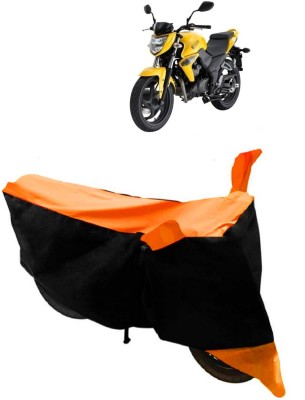 THE REAL ARV Waterproof Two Wheeler Cover for Mahindra(Stallio, Orange, Black)