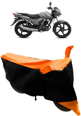 ABORDABLE Waterproof Two Wheeler Cover for TVS(Sport, Orange, Black)