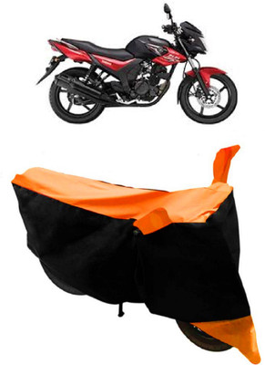HEMSKAR Two Wheeler Cover for Yamaha(SZ-RR, Orange, Black)