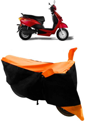 THE REAL ARV Two Wheeler Cover for Indus(Yo EXL, Orange, Black)