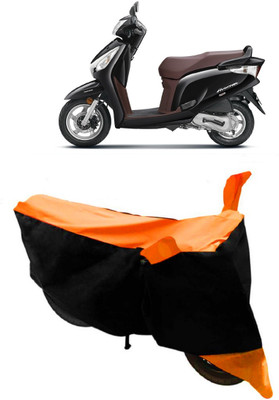 THE RAL ARV Two Wheeler Cover for Honda(Aviator, Orange, Black)