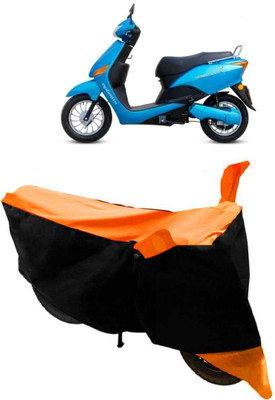 THE REAL ARV Two Wheeler Cover for Hero(Electric Optima, Orange, Black)