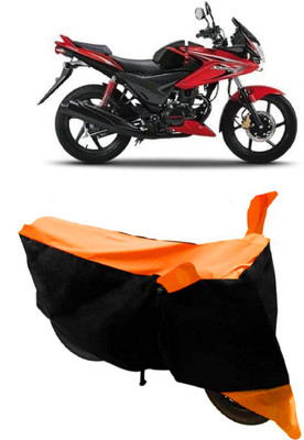 THE REAL ARV Two Wheeler Cover for Honda(CBF Stunner, Orange, Black)