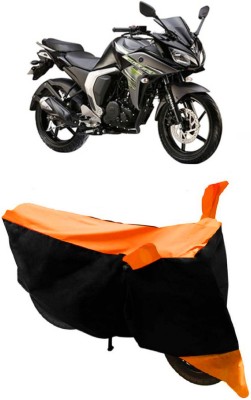 THE REAL ARV Two Wheeler Cover for Yamaha(Fazer, Orange, Black)