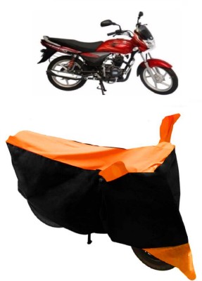 ABORDABLE Waterproof Two Wheeler Cover for Bajaj(Platina, Orange, Black)