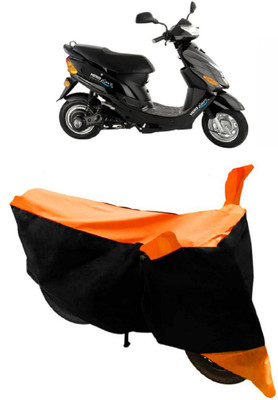 THE REAL ARV Waterproof Two Wheeler Cover for Hero(Electric Zippy, Orange, Black)