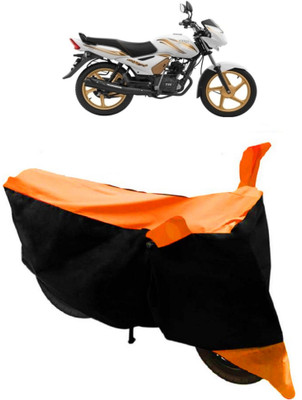 HEMSKAR Waterproof Two Wheeler Cover for TVS(Star City, Orange, Black)