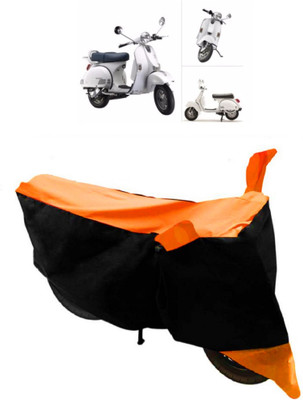 ABORDABLE Waterproof Two Wheeler Cover for LML(Star Euro, Orange, Black)