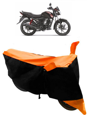 ABORDABLE Waterproof Two Wheeler Cover for Suzuki(Sling Shot Plus, Orange, Black)