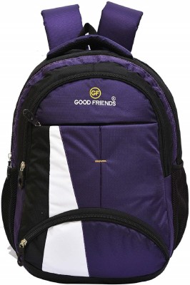 SPORT COLLECTION Tuff Quality College Casual Backpack Bags Sleek Everyday Use / Watch Waterproof Backpack(Purple, Grey, 35 L)
