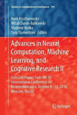 Advances in Neural Computation, Machine Learning, and Cognitive Research II(English, Paperback, unknown)