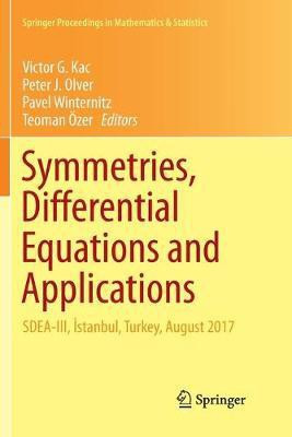 Symmetries, Differential Equations and Applications(English, Paperback, unknown)