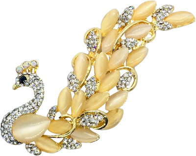 FURE Marquis Peacock Brooch(Multicolor)