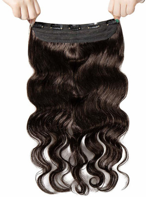 Blushia Beautuful Look Premium Quality Wavy 5 Clip In Hair Extension