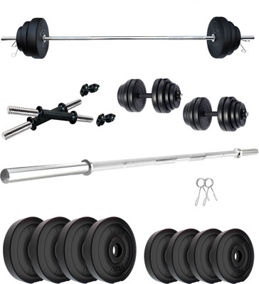 KRX 30 kg PVC 30 KG COMBO 9-WB-WA Home Gym Combo