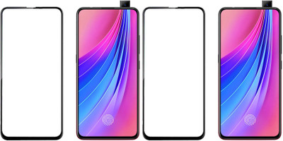 HOBBYTRONICS Edge To Edge Tempered Glass for Vivo V15 Pro(Pack of 2)