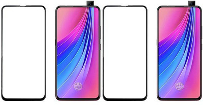 HOBBYTRONICS Edge To Edge Tempered Glass for Vivo V15 Pro(Pack of 2)