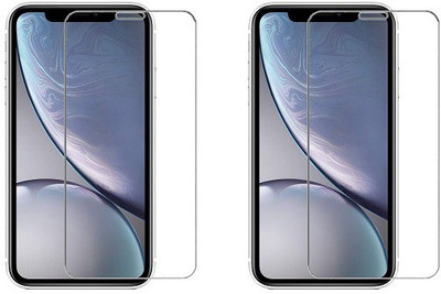 HOBBYTRONICS Tempered Glass Guard for Apple iPhone XR(Pack of 2)