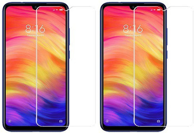 HOBBYTRONICS Tempered Glass Guard for Redmi Note 7 Pro(Pack of 2)