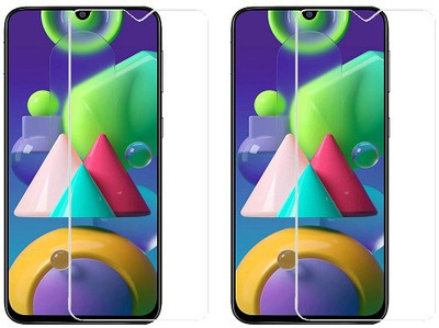 HOBBYTRONICS Tempered Glass Guard for Samsung Galaxy M21(Pack of 2)
