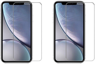 HOBBYTRONICS Tempered Glass Guard for Apple iPhone XR(Pack of 2)