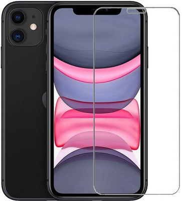HOBBYTRONICS Tempered Glass Guard for Apple iPhone 11(Pack of 1)