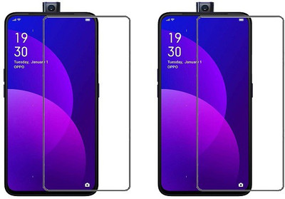 HOBBYTRONICS Tempered Glass Guard for Oppo F11 Pro(Pack of 2)