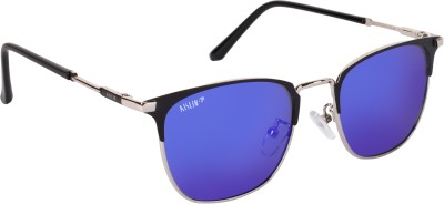 AISLIN Wayfarer Sunglasses(For Men & Women, Blue, Violet)