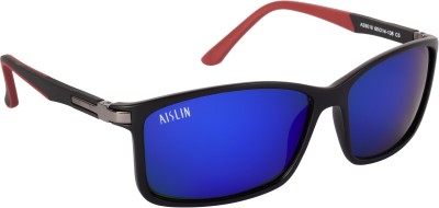 AISLIN Wayfarer, Rectangular Sunglasses(For Men & Women, Blue, Violet)