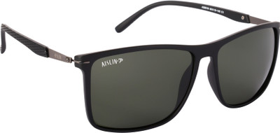 AISLIN Wayfarer, Rectangular Sunglasses(For Men & Women, Green)
