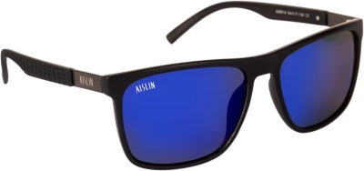 AISLIN Wayfarer Sunglasses(For Men & Women, Blue, Violet)