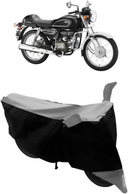 THE REAL ARV Waterproof Two Wheeler Cover for Hero(Splendor Pro Classic, Grey, Black)