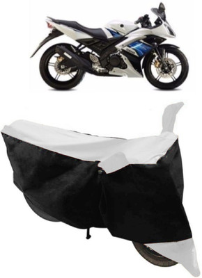 HEMSKAR Two Wheeler Cover for Yamaha(YZF R15 S, White, Black)