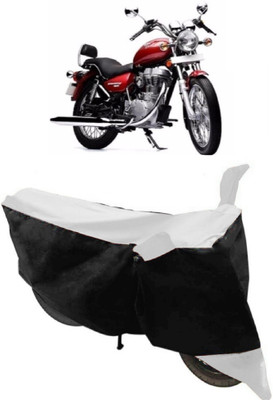 THE RAL ARV Two Wheeler Cover for Royal Enfield(Twin spark, White, Black)