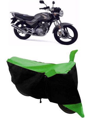 ENTIRELY ELITE Waterproof Two Wheeler Cover for Yamaha(YBR 125, Green, Black)