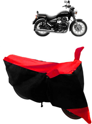 ABORDABLE Two Wheeler Cover for Royal Enfield(Thunderbird 350, Red, Black)