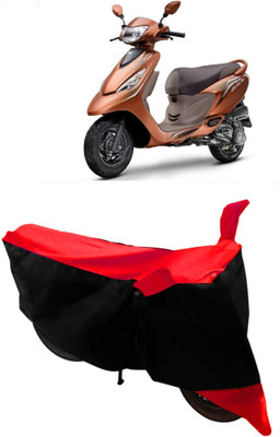 THE REAL ARV Two Wheeler Cover for TVS(Zest, Red, Black)