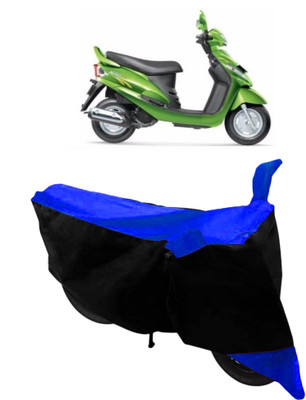 ABORDABLE Waterproof Two Wheeler Cover for Mahindra(Rodeo RZ, Blue, Black)