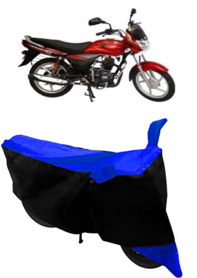 ABORDABLE Waterproof Two Wheeler Cover for Bajaj(Platina, Blue, Black)