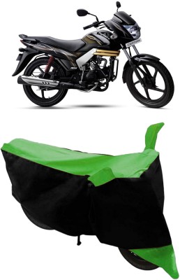 ABORDABLE Waterproof Two Wheeler Cover for Mahindra(Centuro, Green, Black)