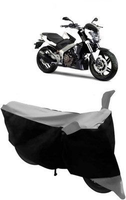 THE REAL ARV Two Wheeler Cover for Bajaj(Dominar, Grey, Black)