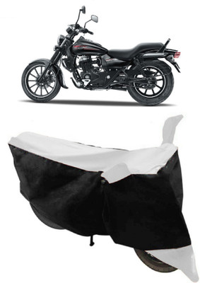THE REAL ARV Waterproof Two Wheeler Cover for Bajaj(Avenger 150 Street, White, Black)