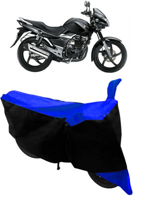 GANPRA Two Wheeler Cover for Suzuki(GS 150R, Black, Blue)