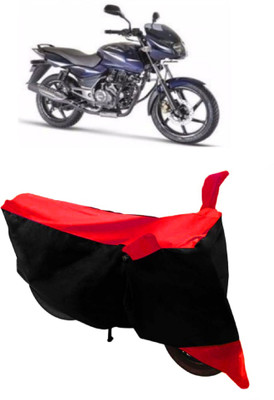 HEMSKAR Two Wheeler Cover for Bajaj(Pulsar 150, Red, Black)