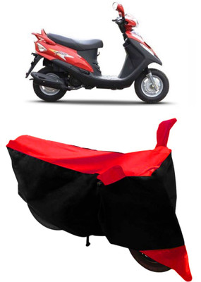 THE REAL ARV Two Wheeler Cover for Mahindra(Flyte, Red, Black)