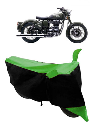 HEMSKAR Waterproof Two Wheeler Cover for Royal Enfield(Beat, Green, Black)