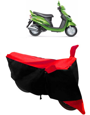 THE REAL ARV Two Wheeler Cover for Mahindra(Rodeo RZ, Red, Black)